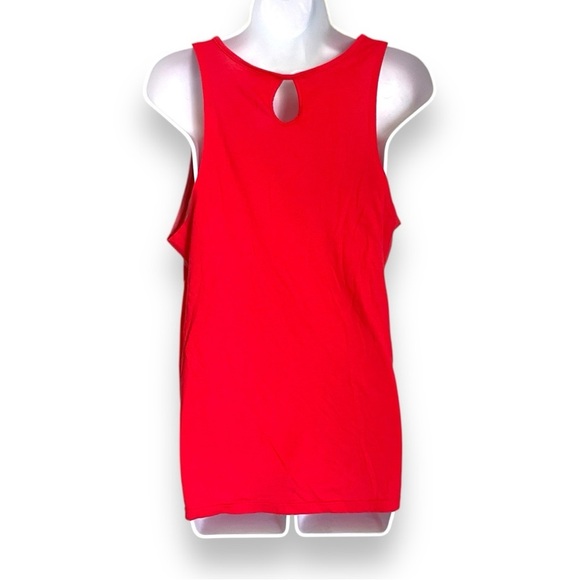 Puma Sport Lifestyle Pink & Red Stretch Tank Top – Activewear Gym Shirt -Large - Picture 2 of 6